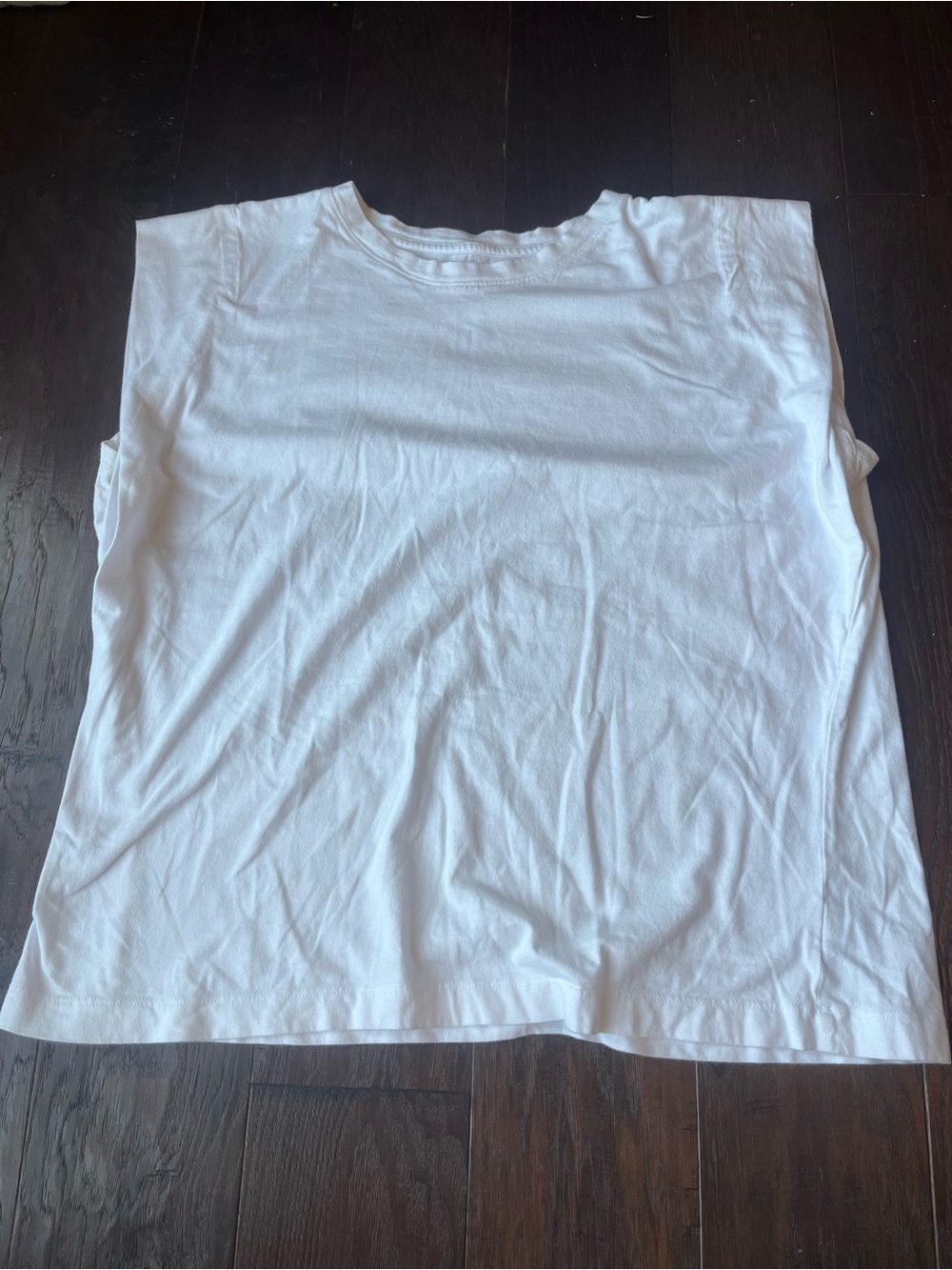 women’s  White Cotton Tee - a new day